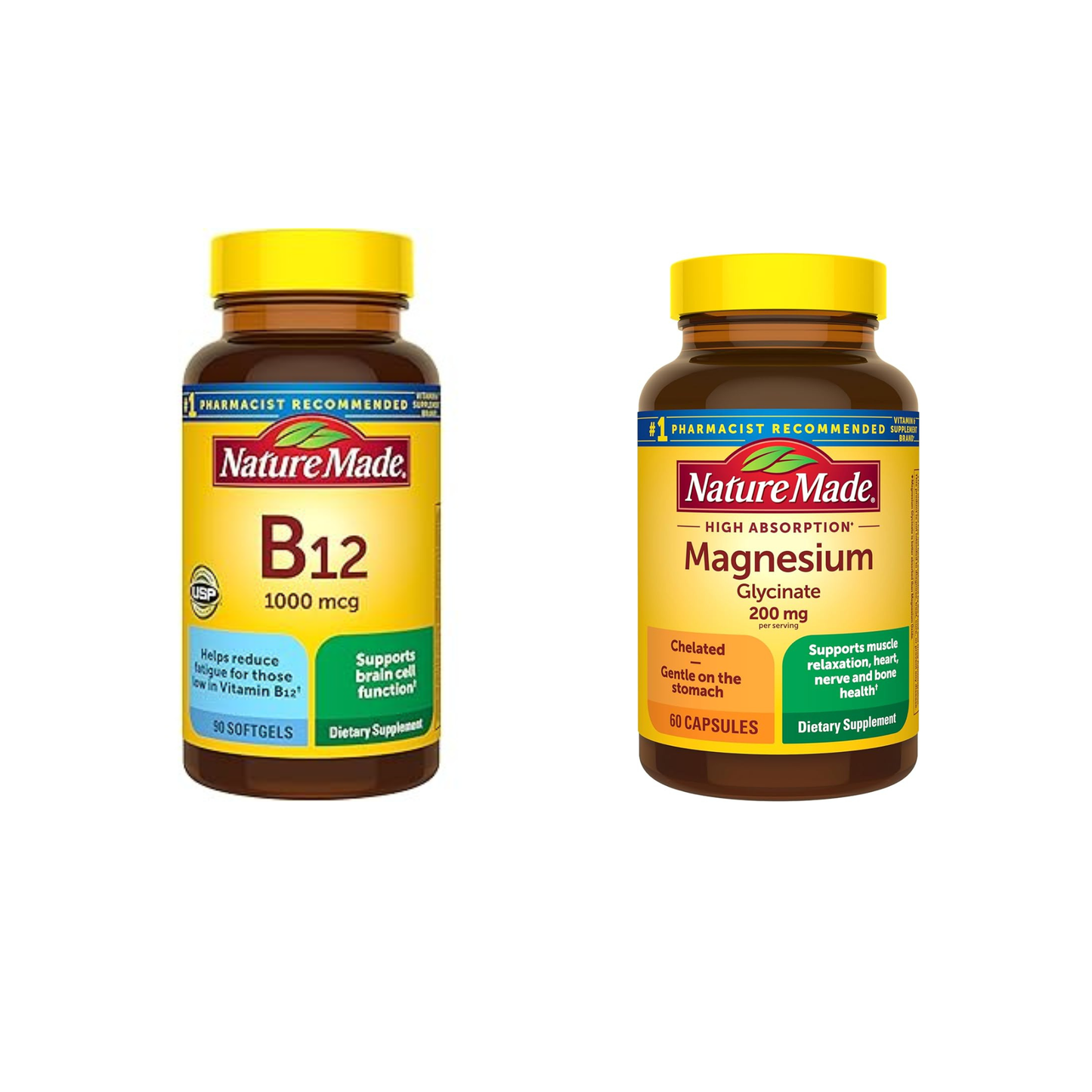Anti-Estrés Nocturno: Glicinato y B6 de Alta Absorción kit 2